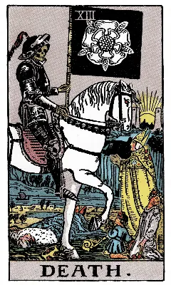 Death tarot card, Rider-Waite-Smith deck