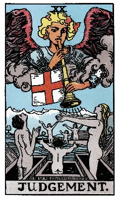 Judgement tarot card, Rider-Waite-Smith deck